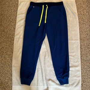 Figs Electric Blue Zamora Jogger Scrub pants, medium, gently used.